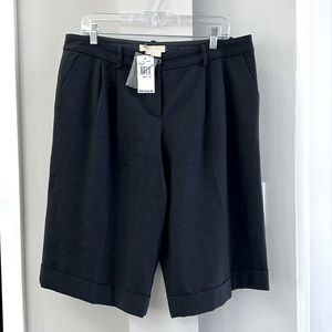 Almost Vintage (2006) Michael Kors Serge Cuffed Pleated Wool Shorts